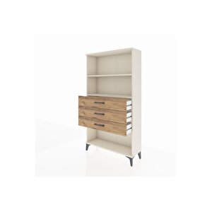 Arges Dolap 2 Raflı 3 Çekmeceli 88x30x163 Aytaşı-çam