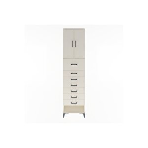 Arges Dolap 2 Raflı 7 Çekmeceli 2 Kapaklı 60x30x243 Aytaşı-aytaşı