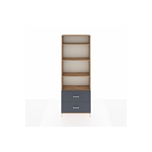 Arges Dolap 4 Raflı 2 Çekmeceli 88x30x243 Çam-antrasit