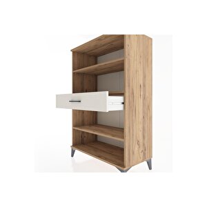 Hyperion Dolap 3 Raflı Tek Çekmeceli 88x44x134 Çam-aytaşı