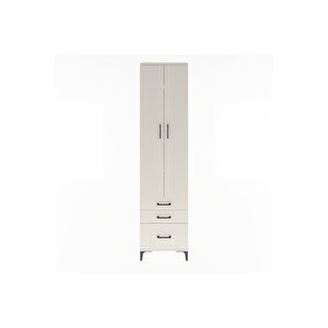 Arges Dolap 4 Raflı 3 Çekmeceli 2 Kapaklı 60x30x243 Aytaşı-aytaşı