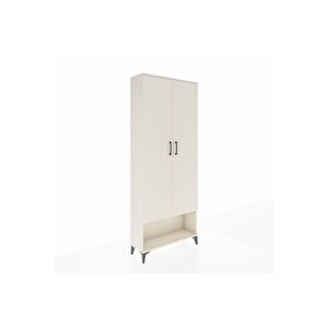 Arges Dolap 2 Raflı 2 Kapaklı Tek Askılı 88x30x221 Aytaşı-aytaşı