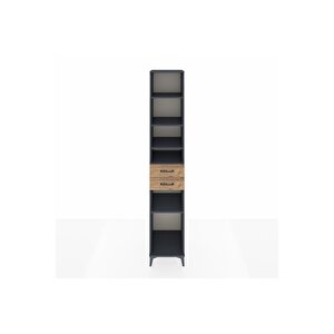 Hyperion Dolap 5 Raflı 2 Çekmeceli 44x44x243 Antrasit-çam