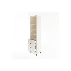 Hyperion Dolap 4 Raflı 4 Çekmeceli 60x44x243 Aytaşı-aytaşı