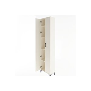 Arges Dolap 4 Raflı 2 Kapaklı 60x30x243 Aytaşı-aytaşı