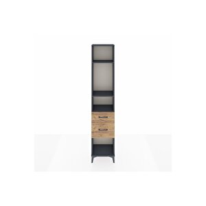 Arges Dolap 3 Raflı 2 Çekmeceli 44x30x221 Antrasit-çam