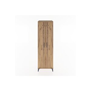 Hyperion Dolap 5 Raflı 2 Kapaklı 60x44x195 Çam-çam