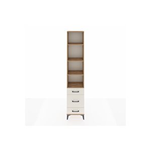 Arges Dolap 4 Raflı 3 Çekmeceli 44x30x221 Çam-aytaşı