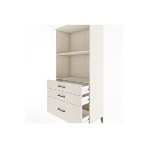 Hyperion Dolap 2 Raflı 3 Çekmeceli 88x44x182 Aytaşı-aytaşı