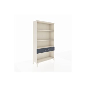 Arges Dolap 3 Raflı Tek Çekmeceli 88x30x163 Aytaşı-antrasit