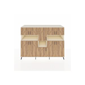 Kronos Dolap 14 Raflı 10 Kapaklı 220x59x163 Aytaşı-çam/aytaşı