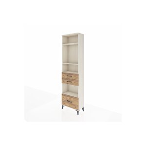 Arges Dolap 4 Raflı 3 Çekmeceli 60x30x221 Aytaşı-çam