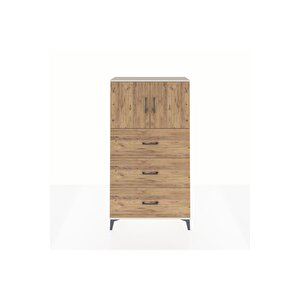 Arges Dolap 2 Raflı 3 Çekmeceli 2 Kapaklı 88x30x163 Aytaşı-çam