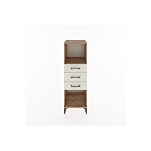 Hyperion Dolap Tek Raflı 3 Çekmeceli 44x44x134 Çam-aytaşı