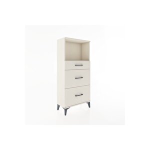 Hyperion Dolap Tek Raflı 3 Çekmeceli 60x44x134 Aytaşı-aytaşı