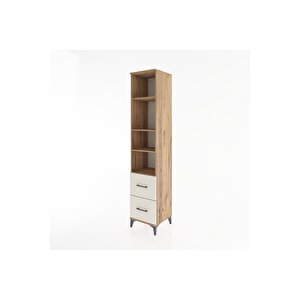 Hyperion Dolap 4 Raflı 2 Çekmeceli 44x44x221 Çam-aytaşı