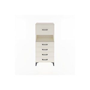 Arges Dolap Tek Raflı 5 Çekmeceli 60x30x134 Aytaşı-aytaşı