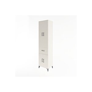 Hyperion Dolap 5 Raflı Tek Çekmeceli 4 Kapaklı 60x44x243 Aytaşı-aytaşı