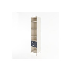 Hyperion Dolap 4 Raflı 2 Çekmeceli 44x44x221 Aytaşı-antrasit