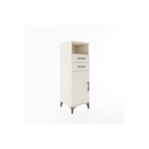 Hyperion Dolap 2 Raflı 2 Çekmeceli Tek Kapaklı 44x44x134 Aytaşı-aytaşı