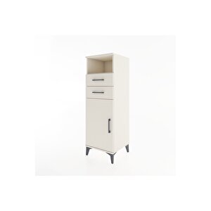 Hyperion Dolap 2 Raflı 2 Çekmeceli Tek Kapaklı 44x44x134 Aytaşı-aytaşı