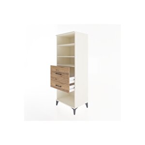 Hyperion Dolap 3 Raflı 2 Çekmeceli 60x44x163 Aytaşı-çam