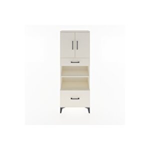 Arges Dolap 4 Raflı 2 Çekmeceli 2 Kapaklı 60x30x163 Aytaşı-aytaşı