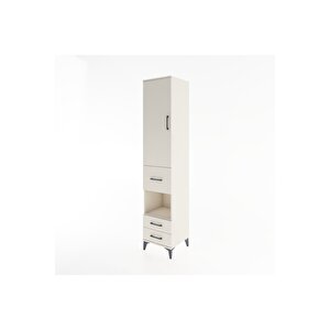 Hyperion Dolap 3 Raflı 3 Çekmeceli Tek Askılı 44x44x221 Aytaşı-aytaşı