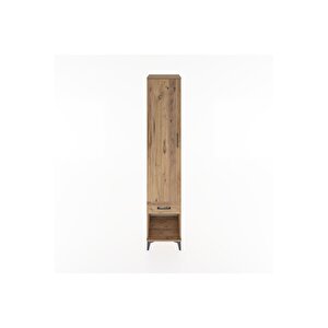 Hyperion Dolap 5 Raflı Tek Çekmeceli Tek Kapaklı 44x44x221 Çam-çam