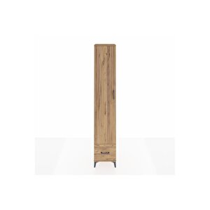 Hyperion Dolap 6 Raflı Tek Çekmeceli Tek Kapaklı 44x44x243 Çam-çam