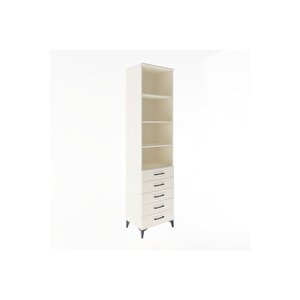 Hyperion Dolap 4 Raflı 5 Çekmeceli 60x44x243 Aytaşı-aytaşı