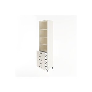 Hyperion Dolap 4 Raflı 5 Çekmeceli 60x44x243 Aytaşı-aytaşı