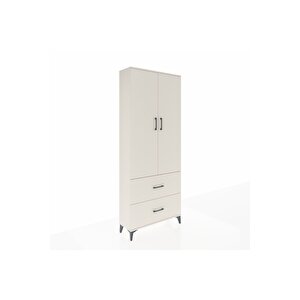 Arges Dolap 3 Raflı 2 Çekmeceli 2 Kapaklı 88x30x221 Aytaşı-aytaşı