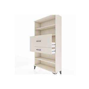 Arges Dolap 3 Raflı 2 Çekmeceli 88x30x163 Aytaşı-aytaşı