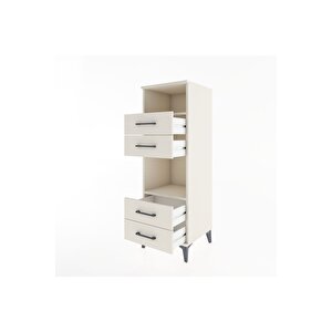 Hyperion Dolap 2 Raflı 4 Çekmeceli 44x44x134 Aytaşı-aytaşı