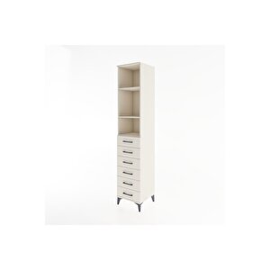 Hyperion Dolap 3 Raflı 6 Çekmeceli 44x44x221 Aytaşı-aytaşı