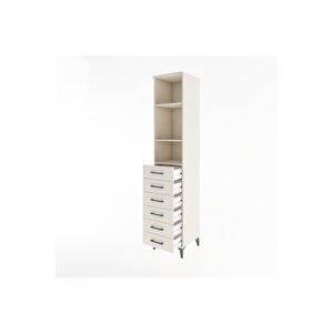 Hyperion Dolap 3 Raflı 6 Çekmeceli 44x44x221 Aytaşı-aytaşı