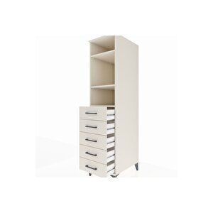 Kronos Dolap 3 Raflı 5 Çekmeceli 44x59x182 Aytaşı-aytaşı