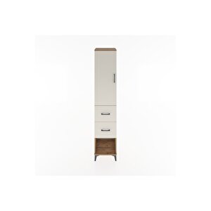 Hyperion Dolap 2 Raflı 2 Çekmeceli Tek Askılı 44x44x221 Çam-aytaşı