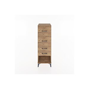 Hyperion Dolap 4 Çekmeceli 44x44x134 Çam-çam