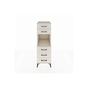 Kronos Dolap Tek Raflı 5 Çekmeceli 44x59x134 Aytaşı-aytaşı