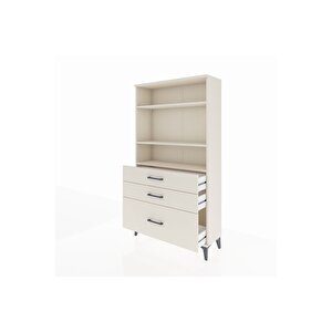 Arges Dolap 3 Raflı 3 Çekmeceli 88x30x163 Aytaşı-aytaşı