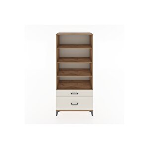Hyperion Dolap 4 Raflı 2 Çekmeceli 88x44x195 Çam-aytaşı