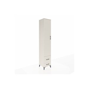 Hyperion Dolap 3 Raflı 2 Çekmeceli Tek Askılı 44x44x243 Aytaşı-aytaşı