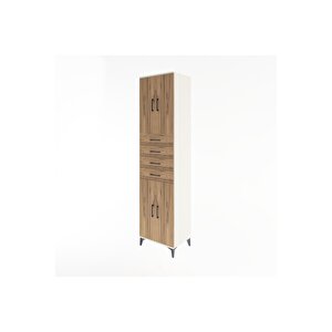 Hyperion Dolap 4 Raflı 4 Çekmeceli 4 Kapaklı 60x44x243 Aytaşı-çam