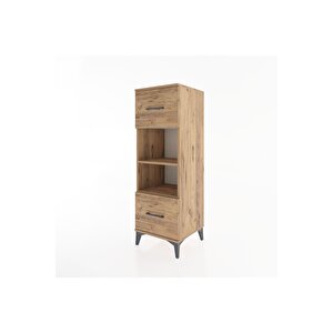 Hyperion Dolap 2 Raflı 2 Çekmeceli 44x44x134 Çam-çam
