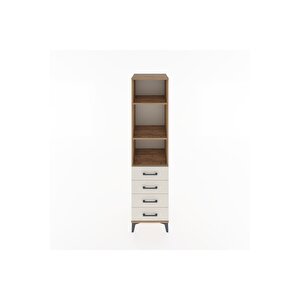 Hyperion Dolap 3 Raflı 4 Çekmeceli 44x44x182 Çam-aytaşı