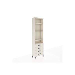 Arges Dolap 4 Raflı 4 Çekmeceli 60x30x221 Aytaşı-aytaşı