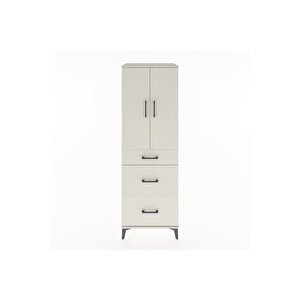 Hyperion Dolap 2 Raflı 3 Çekmeceli 2 Kapaklı 60x44x182 Aytaşı-aytaşı