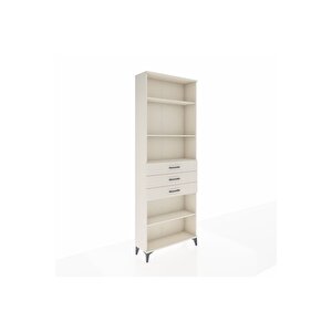 Arges Dolap 4 Raflı 3 Çekmeceli 88x30x243 Aytaşı-aytaşı